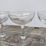 4 blown glasses / antique cups