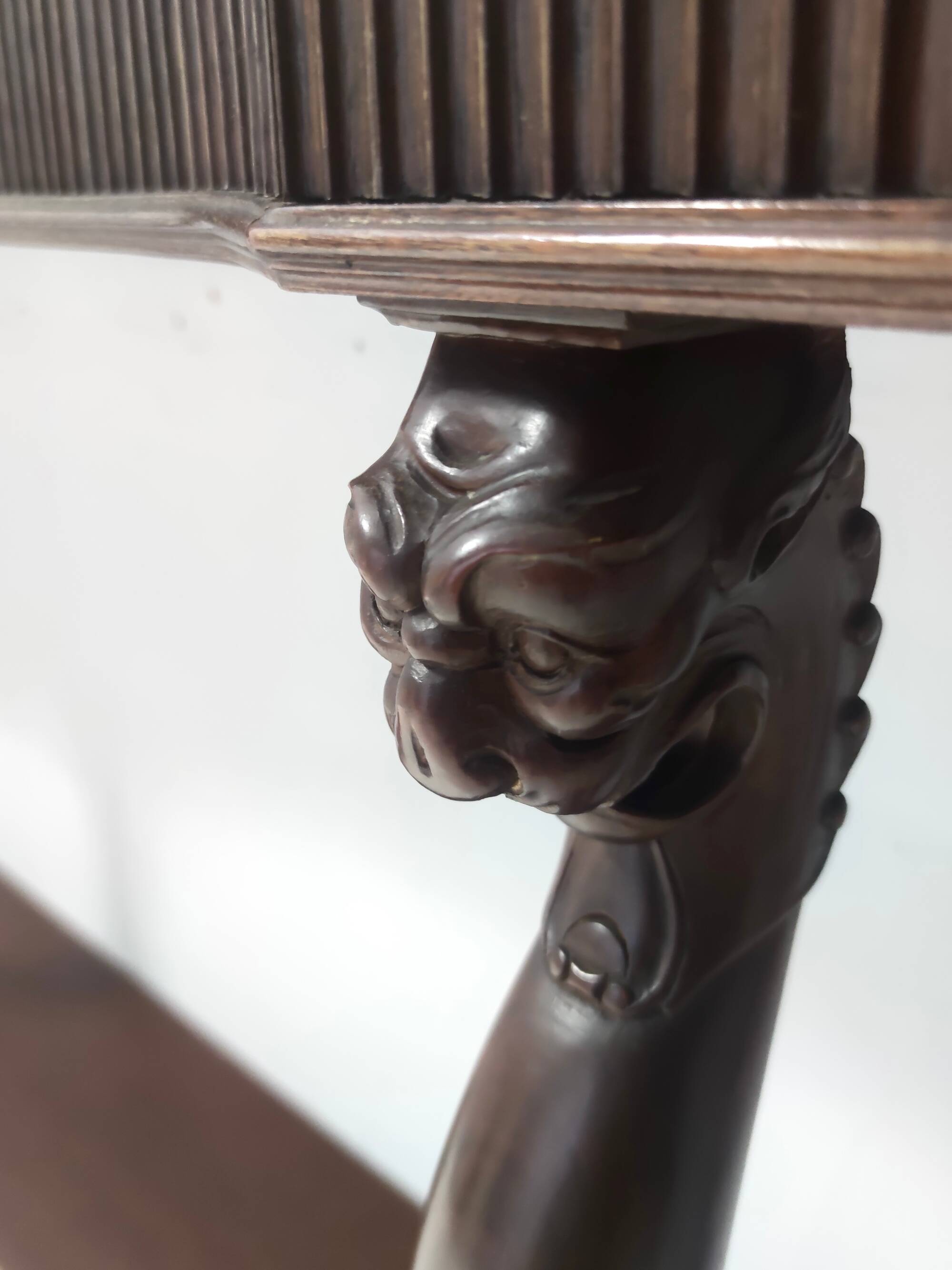 Outstanding Art Deco Style Console with a Carrara Marble Top, Italy