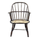 19th century English armchair in 19th century elm and beech