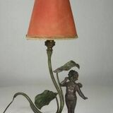 Early 1900 Art Nouveau Sculpture Table Lamp