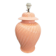 Large Table Lamp in Pink Ceramic from Kostka, 1980