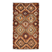 Tapis kilim anatolien aux couleurs délavées rouge et orange, 5 x 9, 150 x 271 cm