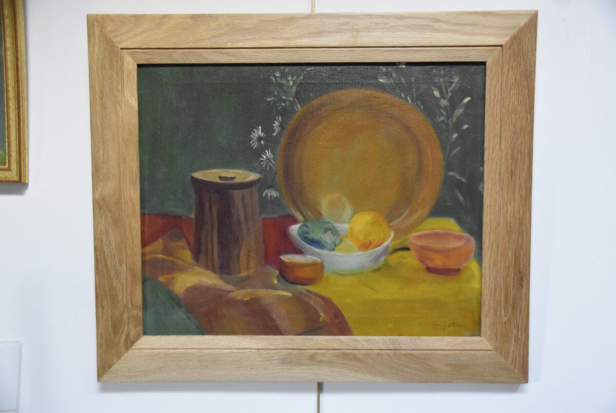 Henri Ottmann (1877-1927) Still Life, Oil on canvas signed