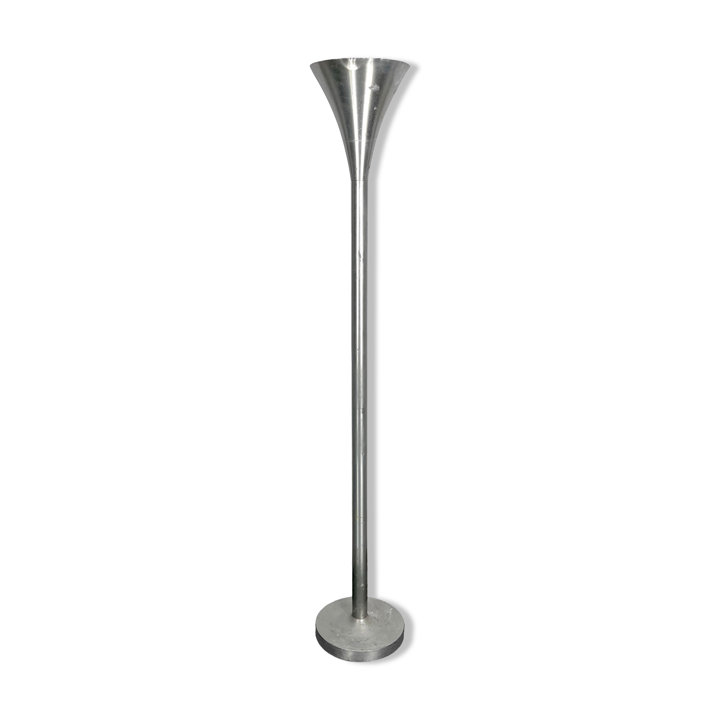 Aluminum Luminator floor lamp by Stilux Milano, 1960s