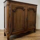 Small narrow walnut sideboard from the 19th century