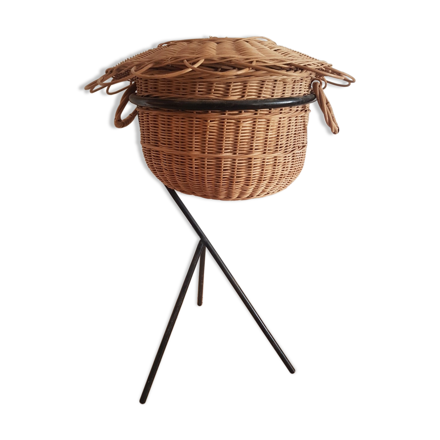 Vintage worker in rattan