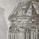 Joseph Simon Art Deco vase in clear cut crystal, ca 1925
