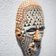 Kuba African ceramic mask, pottery, wall decoration, collection, 50/60's