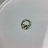 6 flat plates porcelain Limoges France