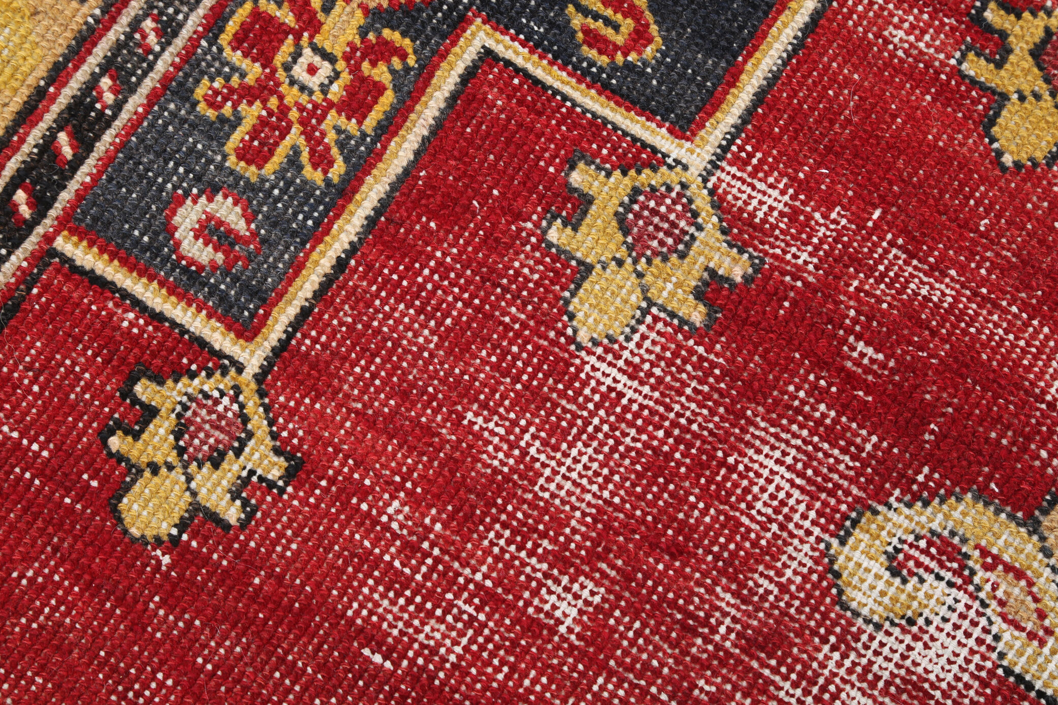 248x123cm red handmade turkish rug