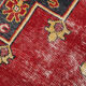 248x123cm red handmade turkish rug