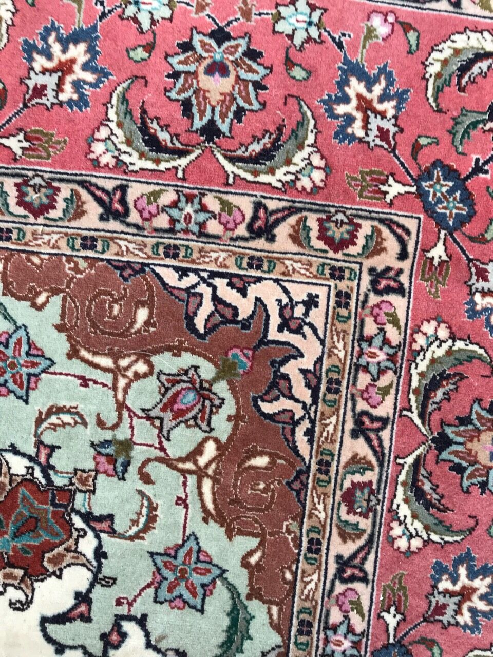 Persian tabriz carpet end 153x219 cm