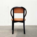 Postmodern German Chair Model Nostro in Leather by Andreas Weber for Rosenthal Einrichtung, 1980s