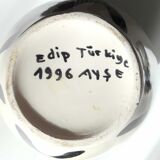 Vase ceramic ethnic patterns