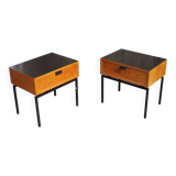 Pair of 60s bedside tables