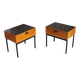 Pair of 60s bedside tables