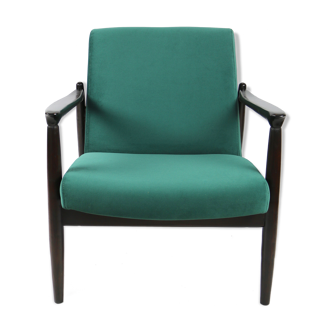 Green Armchair GFM-64 by Edmund Homa, 1970s