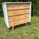 Commode scandinave pieds compas