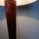 Lampe sur pied bois acajou Unilux style art déco