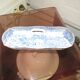 Porte savon en faience bleu de sarreguemines