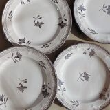 Dessert plates - 6 pieces - Périne collection from Niderviller house