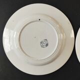 Pair of plate Boch Brothers Keramis Cellini