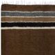 Vintage Mohair Kilim Rug. Handwoven Blanket. Turkish Sofa Throw. Brown Bed Cover