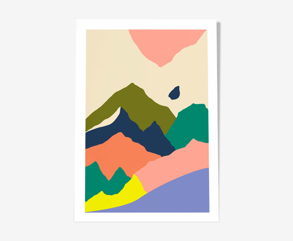 Le Glacier - Art print (A4) | Selency