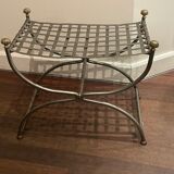 Curule trellis seat