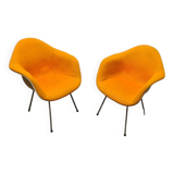 Pair of DAX Eames armchairs for Herman Miller