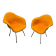 Pair of DAX Eames armchairs for Herman Miller