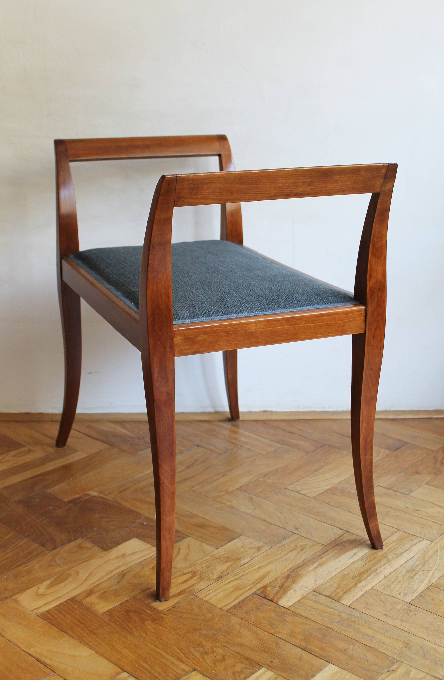 Elegant Art Deco Piano Seat/Tabouret, Europe, 1920s
