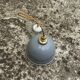 Domed dome suspension in gray and white enamelled sheet metal 18th new electrification