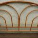 Headboard in rattan and bamboo beige color -Excellent condition