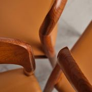 Set of four dining chairs by Niels O. Møller