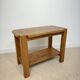 Console en orme massif
