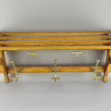 Vintage wooden coat rack