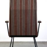 Vintage 50s/60s design armchair with high backrest, model 1410 by Gispen
