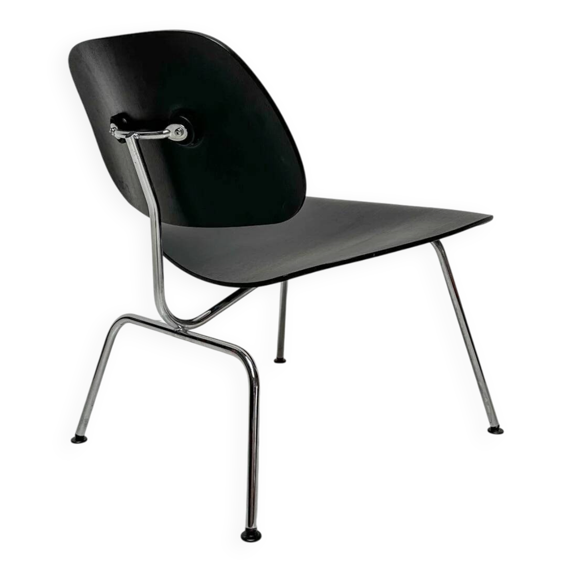1970s vintage Eames LCM plywood lounge chair by Charles & Ray Eames for Vitra