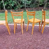Set of 4 Baumann bistro chairs no. 56