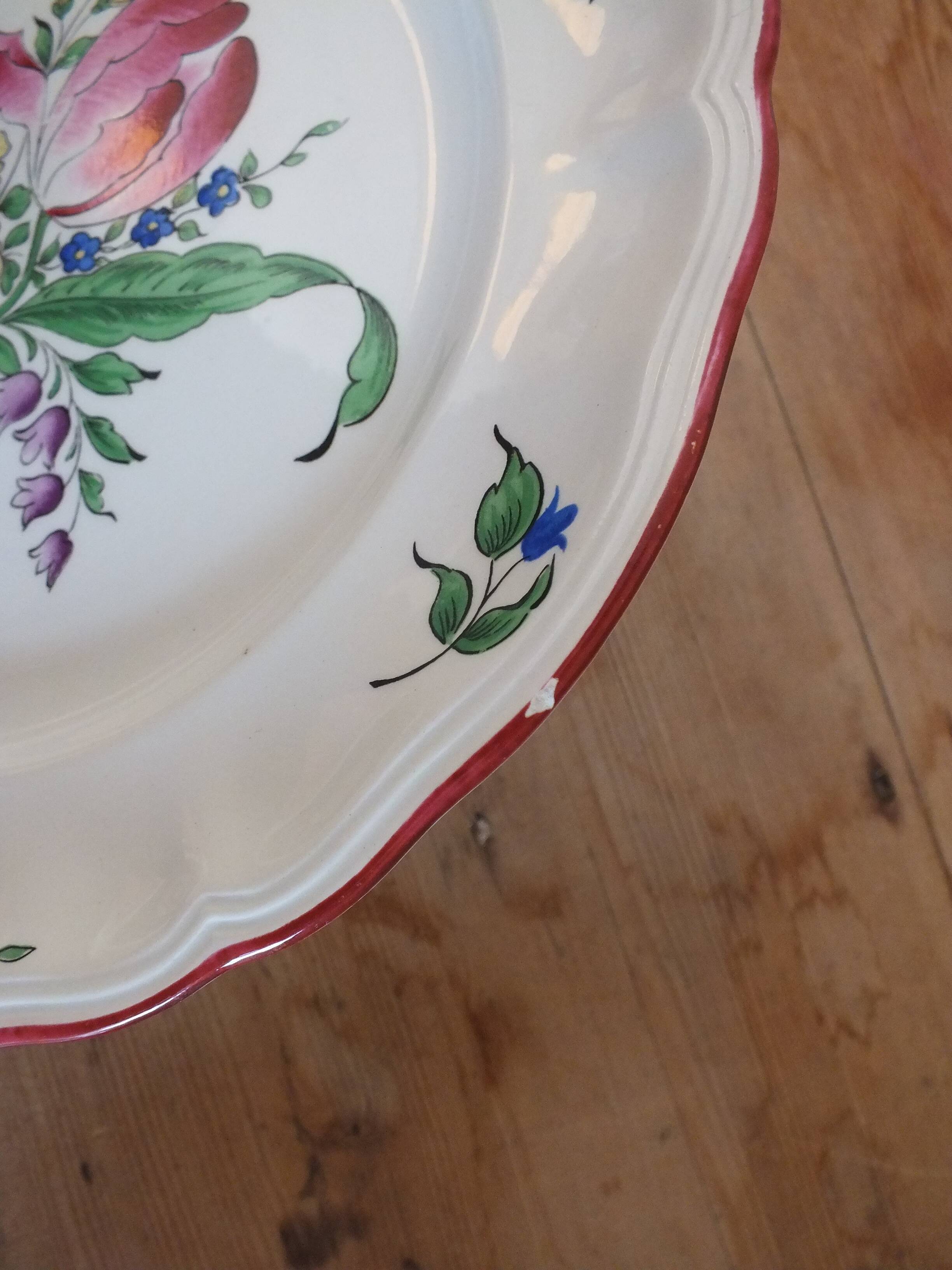 6 flat plates Lunéville KG street light model for starters