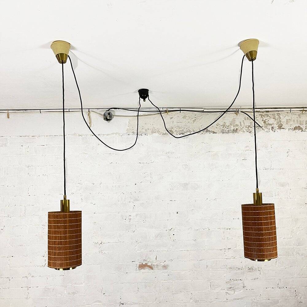 Spanish Hanging Lamps by Estiluz, 1970s, Set of 2