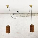 Spanish Hanging Lamps by Estiluz, 1970s, Set of 2