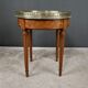 Small bouillotte table in marquetry – mid 20th century