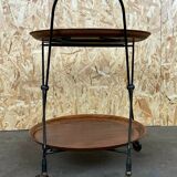 60s 70s teak serving trolley Jie Gantofta String Serving Trolley Sweden 60s