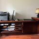Bureau de direction danois Dyrlund Super Skyline en bois et placage de palissandre, 1970