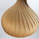 Large vintage hanging lamp veneer wood Hans Agne Jacobsson