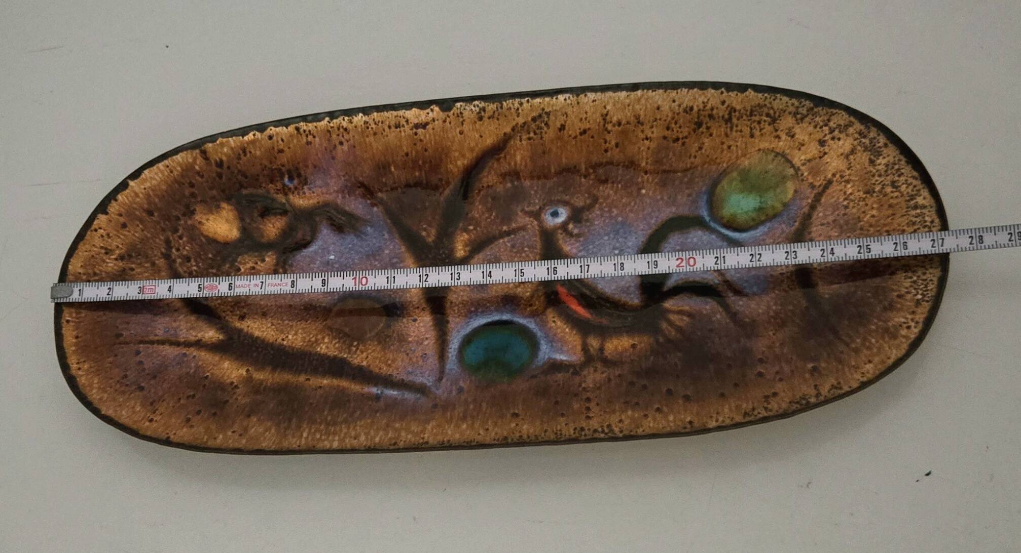 Enamelled copper pipe