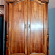Napoleon III period wardrobe in blond walnut circa 1850-1880