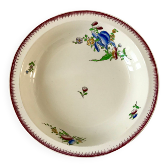 plat creux Villeroy & Boch La Louvière fabrication belge en Terre de Fer début XXème